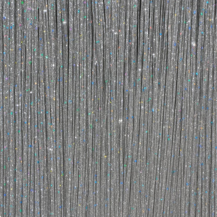 Zilveren Hair Extension Glitters 50cm 3st van Fiestas Guirca koop je bij Partywinkel
