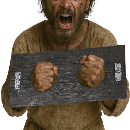 Zilveren Handboeien 40cm van Fiestas Guirca koop je bij Partywinkel