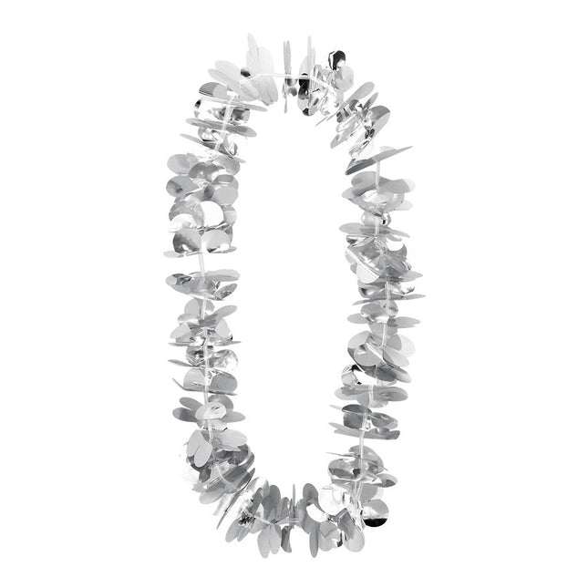 Zilveren Hawaii Krans van Boland koop je bij Partywinkel