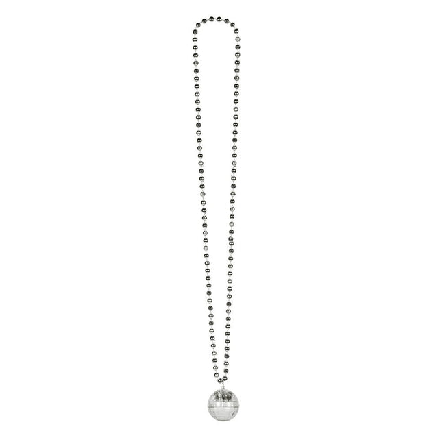 Zilveren Ketting Discobal Led van Boland koop je bij Partywinkel