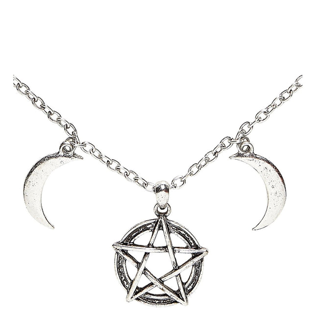 Zilveren Ketting Esoterische van Widmann koop je bij Partywinkel
