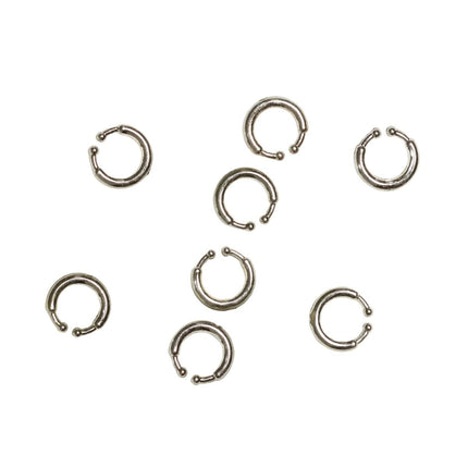 Zilveren Oorbellen 12st van Partychimp koop je bij Partywinkel