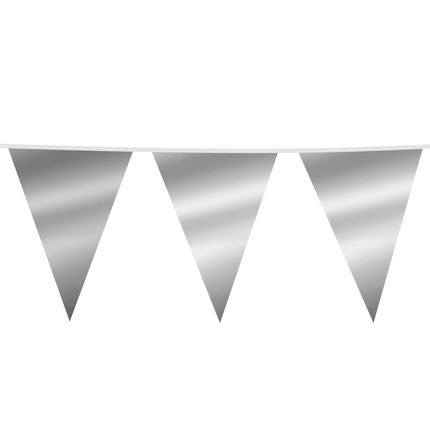 Zilveren XL Slingers Metallic 10m van WeFiesta koop je bij Partywinkel