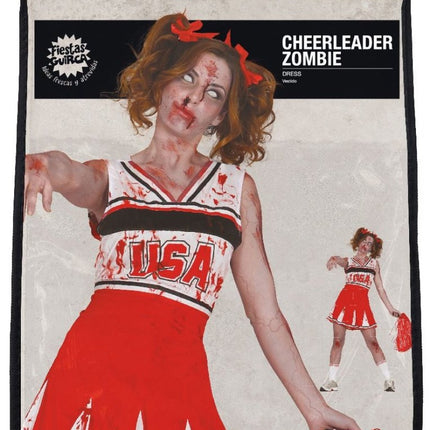 Zombie Halloween Kostuum Dames Cheerleader van Fiestas Guirca koop je bij Partywinkel