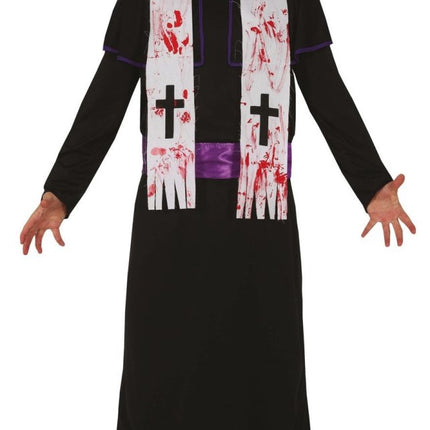 Zombie Priester Halloween Kostuum Heren L van Fiestas Guirca koop je bij Partywinkel