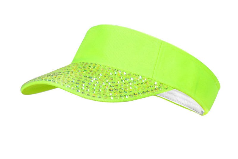 Zonneklep met steentjes - Partywinkel - 8720059060979