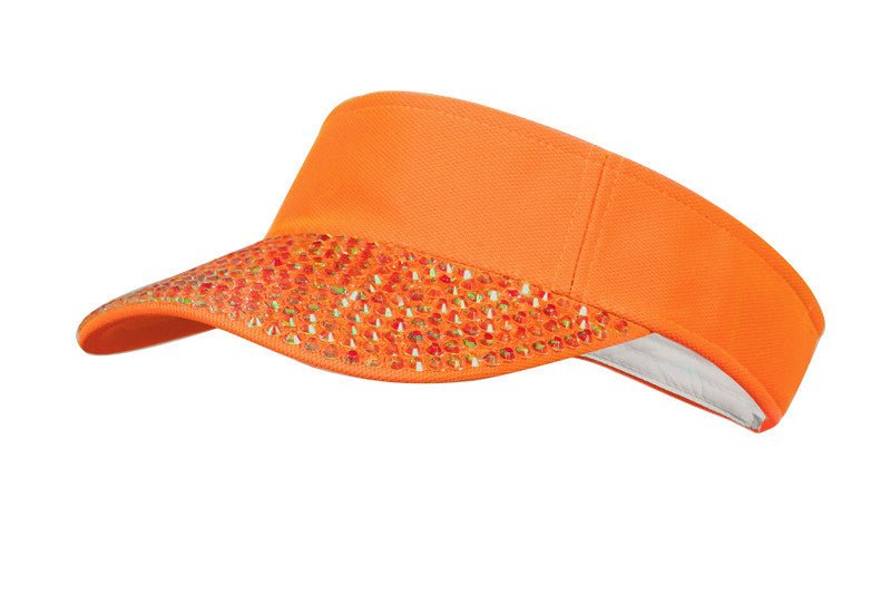 Zonneklep met steentjes - Partywinkel - 8720059060993