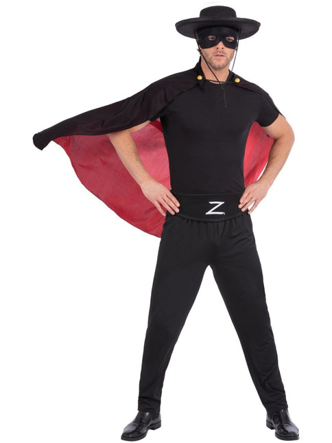 Zorro Accessoire Kit Volwassenen van Smiffys koop je bij Partywinkel