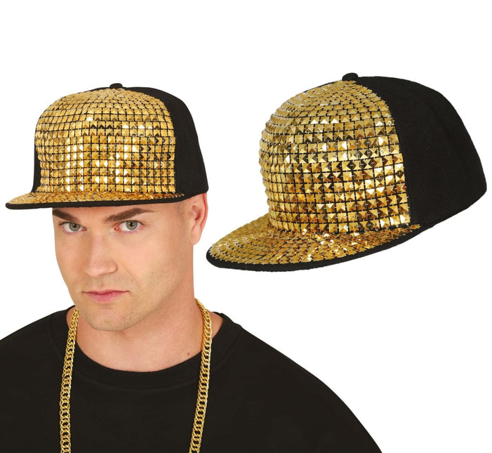 Zwart Gouden Pet - Partywinkel - 8434077137895