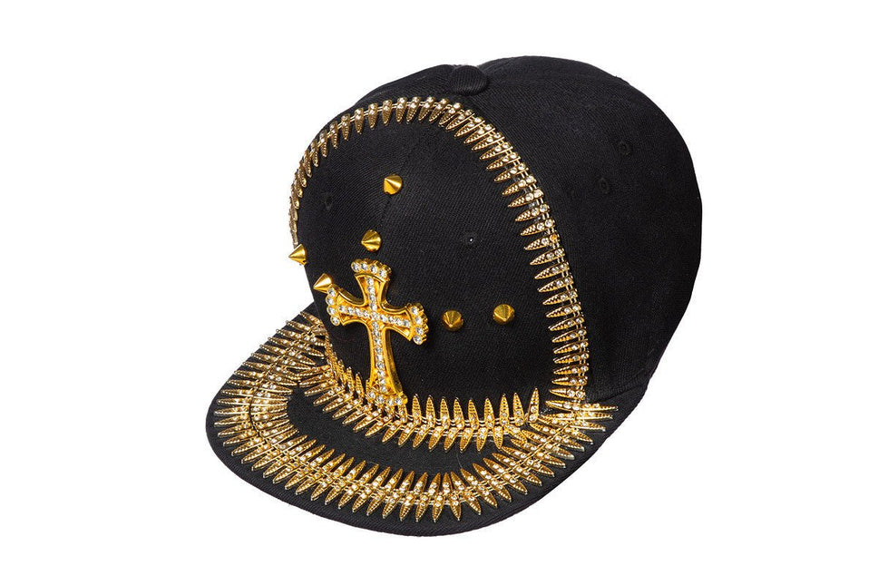 Zwart Gouden Pet Kruis van Wilbers & Wilbers koop je bij Partywinkel