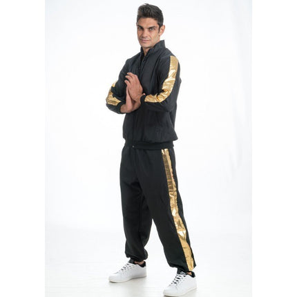 Zwart - Gouden Rapper Outfit – 2 - Delig van CHAKS koop je bij Partywinkel