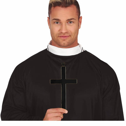 Zwart Kruis 22cm van Fiestas Guirca koop je bij Partywinkel