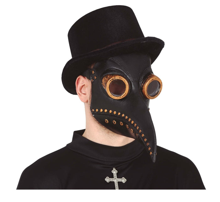 Zwart Masker Pest van Fiestas Guirca koop je bij Partywinkel