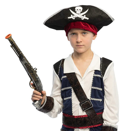 Zwart Nep Pistool Trigger 42cm van Boland koop je bij Partywinkel