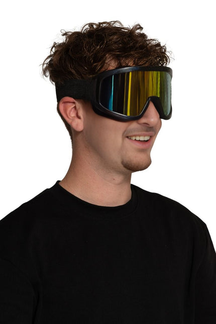 Zwart Skibril van Partychimp koop je bij Partywinkel