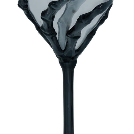 Zwart Wijnglas Hand 18cm van Fiestas Guirca koop je bij Partywinkel