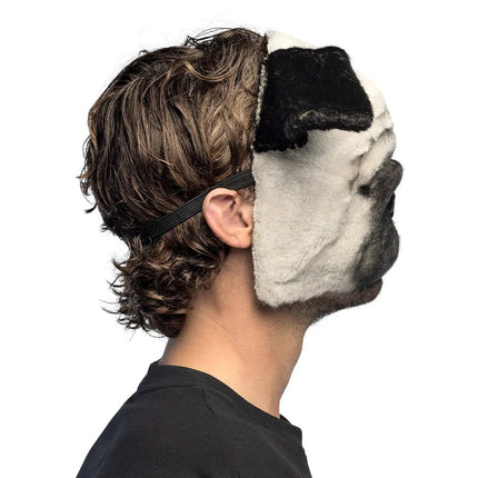 Zwart Witte Masker Mops Hond van Boland koop je bij Partywinkel