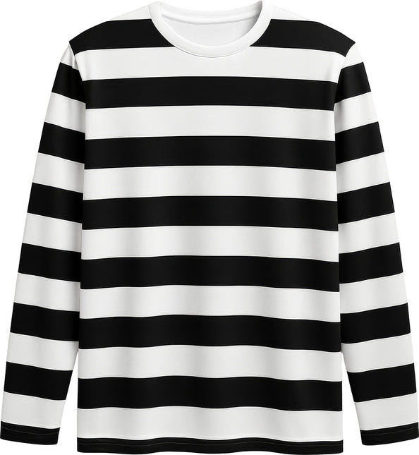 Zwart Witte Shirt Dames Gestreept van Fiestas Guirca koop je bij Partywinkel