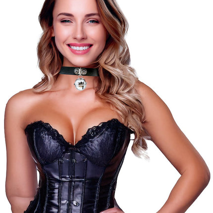 Zwart Zilveren Ketting Sado van Fiestas Guirca koop je bij Partywinkel