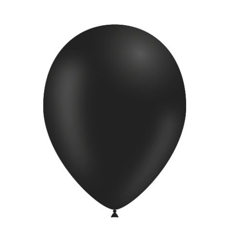 Zwarte Ballonnen 25cm 50st - Partywinkel - 8436540863058