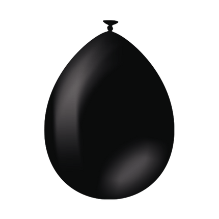 Zwarte Ballonnen 30cm 10st - Partywinkel - 8716764241956