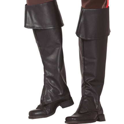 Zwarte Beenkappen Kind 50cm - Partywinkel - 8434077164747