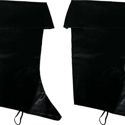 Zwarte Beenkappen Kind 50cm - Partywinkel - 8434077164747