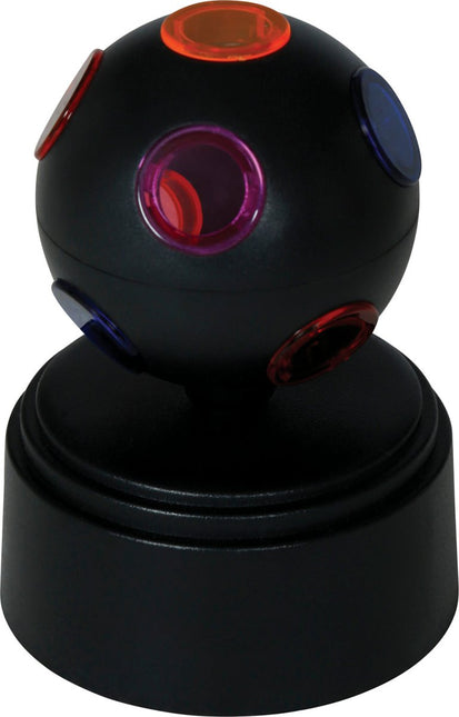 Zwarte Discobal 12cm - Partywinkel - 8434077315347