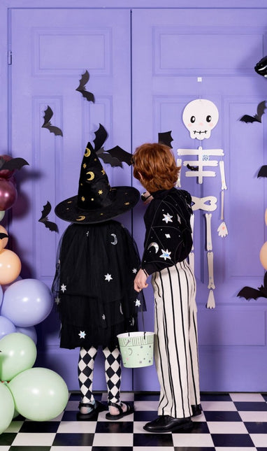 Zwarte Halloween Cape van Partydeco koop je bij Partywinkel