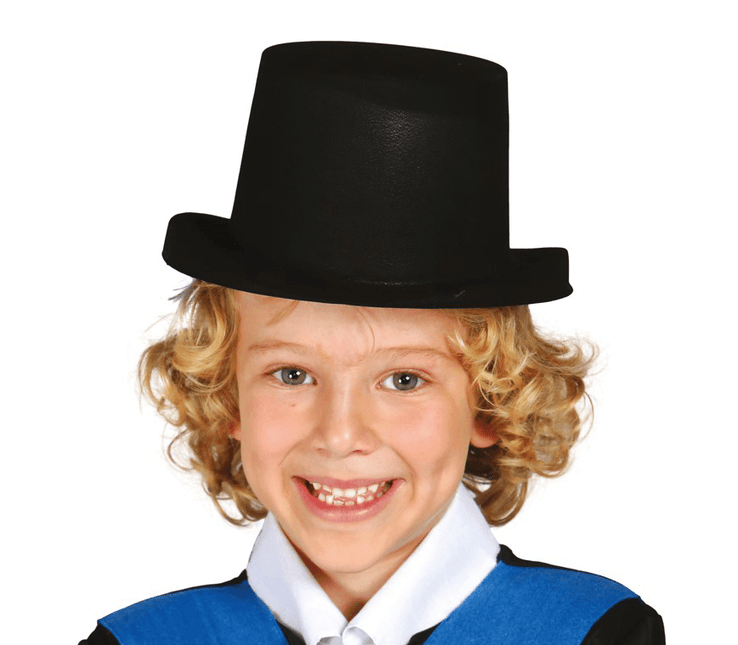 Zwarte Hoge Hoed Kind van Fiestas Guirca koop je bij Partywinkel