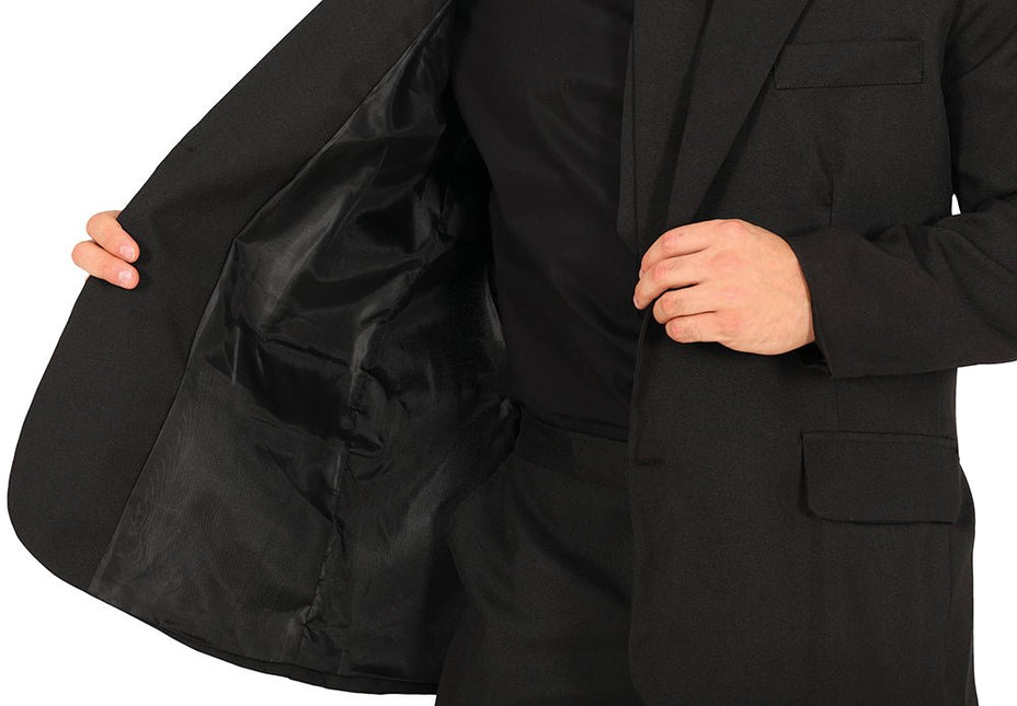 Zwarte Kostuum Heren - Partywinkel - 8434077863053
