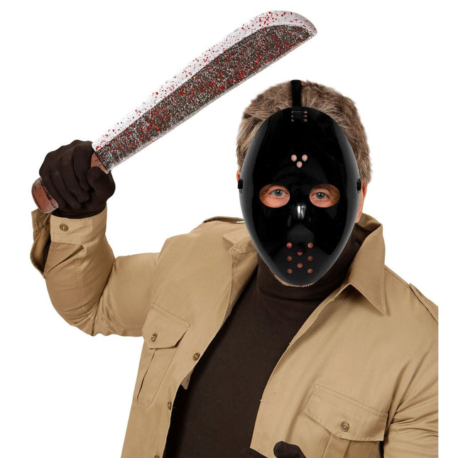 Zwarte Masker Hockey van Widmann koop je bij Partywinkel