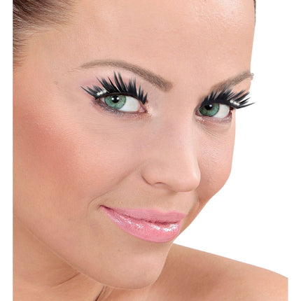 Zwarte Nep Wimpers Steentjes van Widmann koop je bij Partywinkel