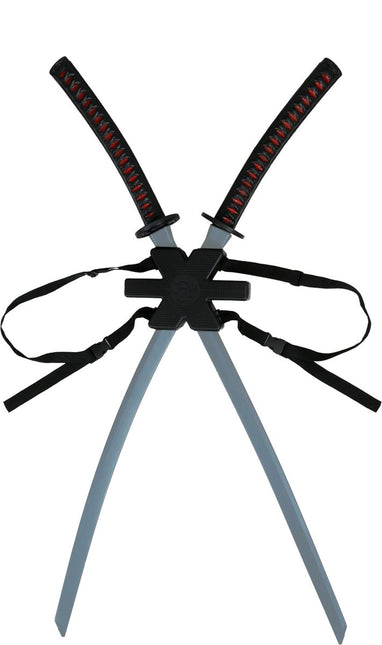 Zwarte Nep Zwaard Samurai 95cm 2st van Fiestas Guirca koop je bij Partywinkel