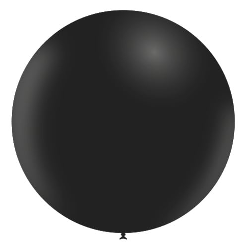 Zwarte Reuze Ballon XL 91cm - Partywinkel - 8436540870957