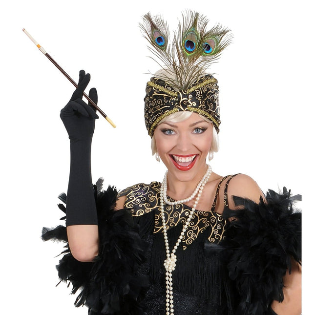 Zwarte Sigarettenhouder 30cm van Widmann koop je bij Partywinkel