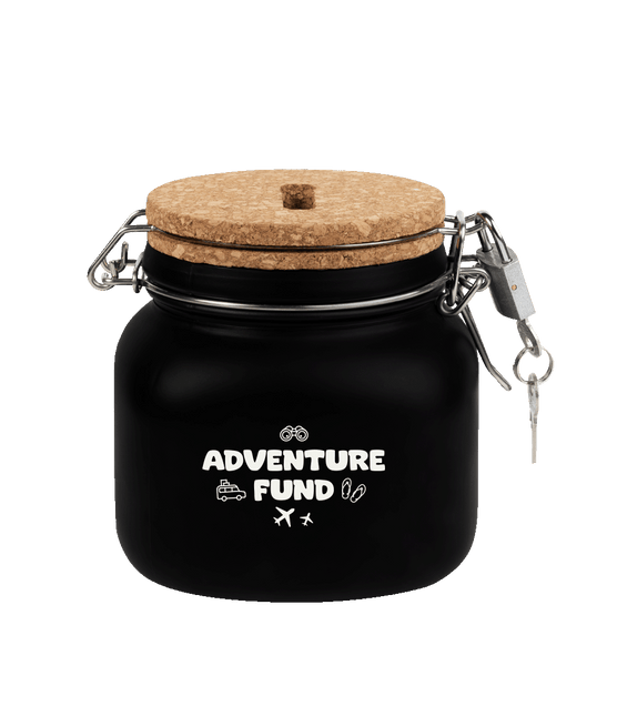 Zwarte Spaarpot Adventure 12,5cm - Partywinkel - 8716764240003