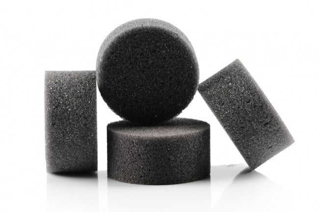 Zwarte Sponsje 4st van Superstar koop je bij Partywinkel