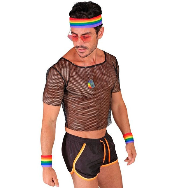 Zweetband Set Regenboog van Widmann koop je bij Partywinkel