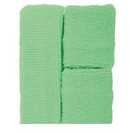 Zweetbandjes Groen Set 3 delig van Fiestas Guirca koop je bij Partywinkel